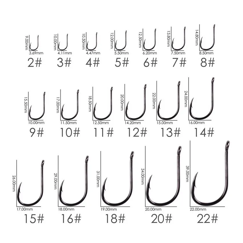 50pcs / 20pcs / Box Circle Carp Eyed Fishing Hook Size 2-22# Ring eye Japan Fishhooks Fishing Hooks Single Jig Fish Hook Tackle - AliExpress 18 50pcs / 20pcs / Box Circle Carp Eyed Fishing Hook Size 2-22# Ring eye Japan Fishhooks Fishing Hooks Single Jig Fish Hook Tackle - AliExpress 18