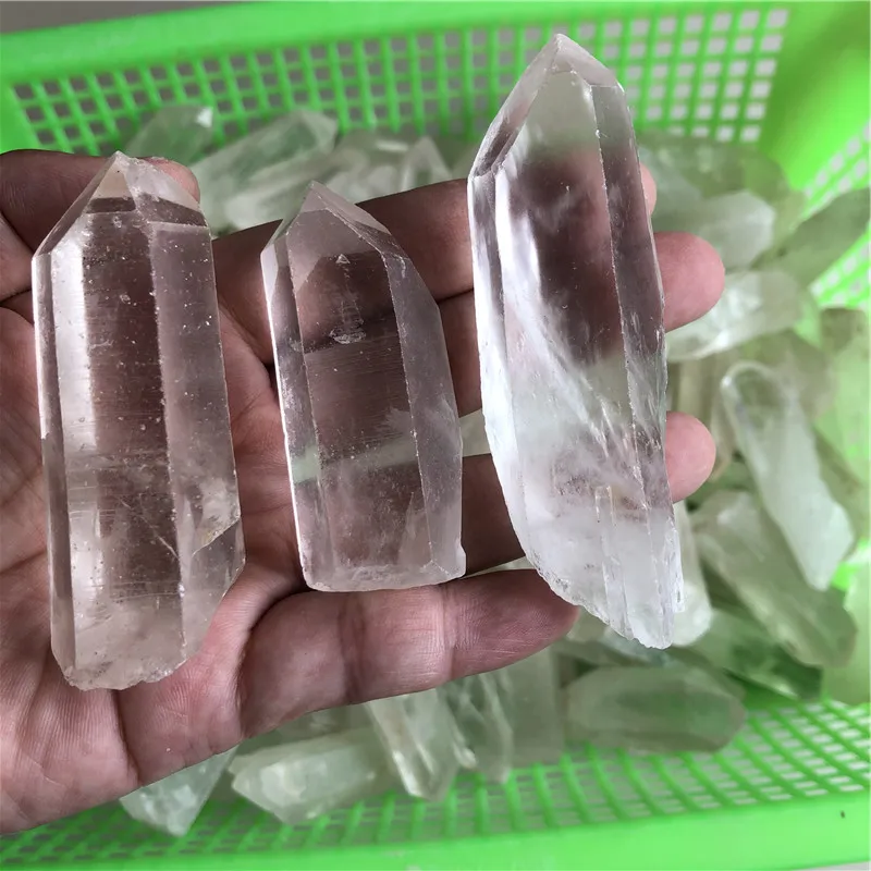 

2.2LB Natural Quartz Clear Quartz Rough Crystal Lemurian Seed Quartz Point Wand Stone Miineral Specimen Reiki Healing