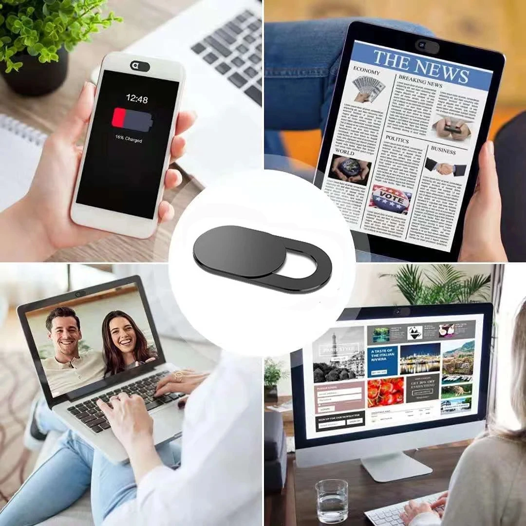 Copertura per Webcam copertura universale per fotocamera antispia per telefono cellulare per iPad Web Laptop PC Macbook lenti per Tablet lente adesiva per la Privacy