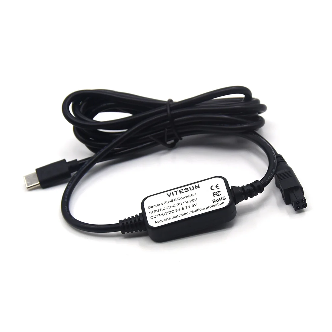 PD USB Type C Converter EH5 EH5A Power Cable For Nikon Digital Camera EP-5 EP-5A EP-5B EP-5C EP-5G DC Coupler Square 4 Connector