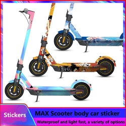 Electric Scooter Full Body PVC Sticker DIY Skateboard Sticker Scooter Pedal Stickers Decal For Ninebot MAX G30LP