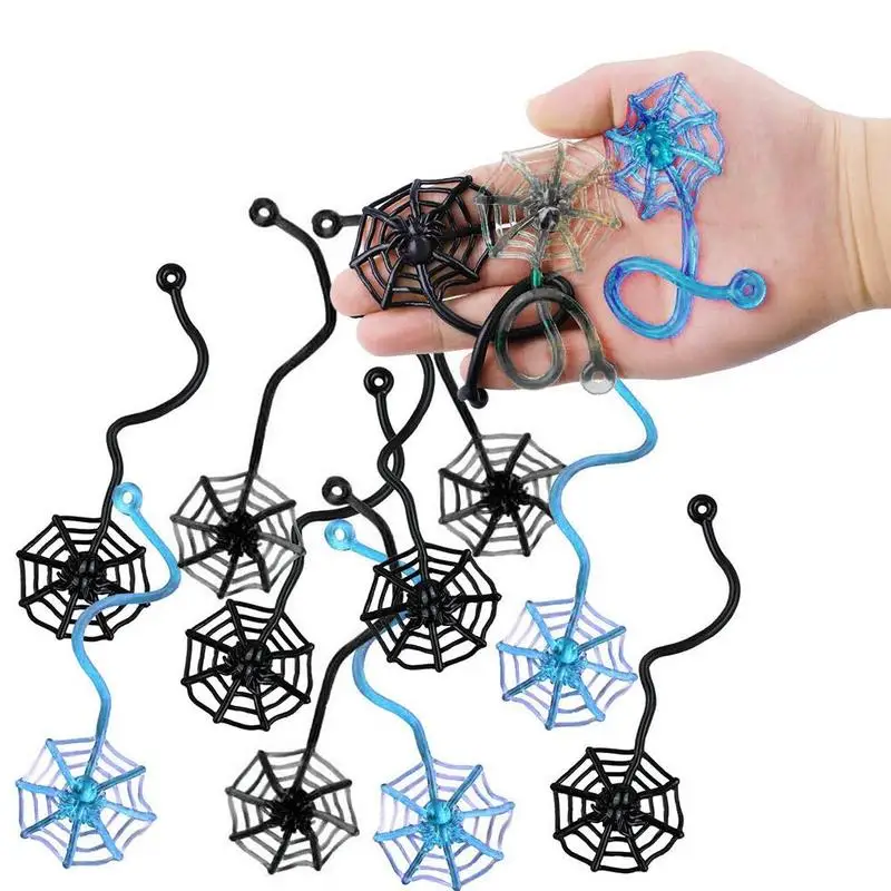 

TPR Soft Material Sticky Spider Web Toy Children's Birthday Funny Sticky Elastic Stretch Vent Toy