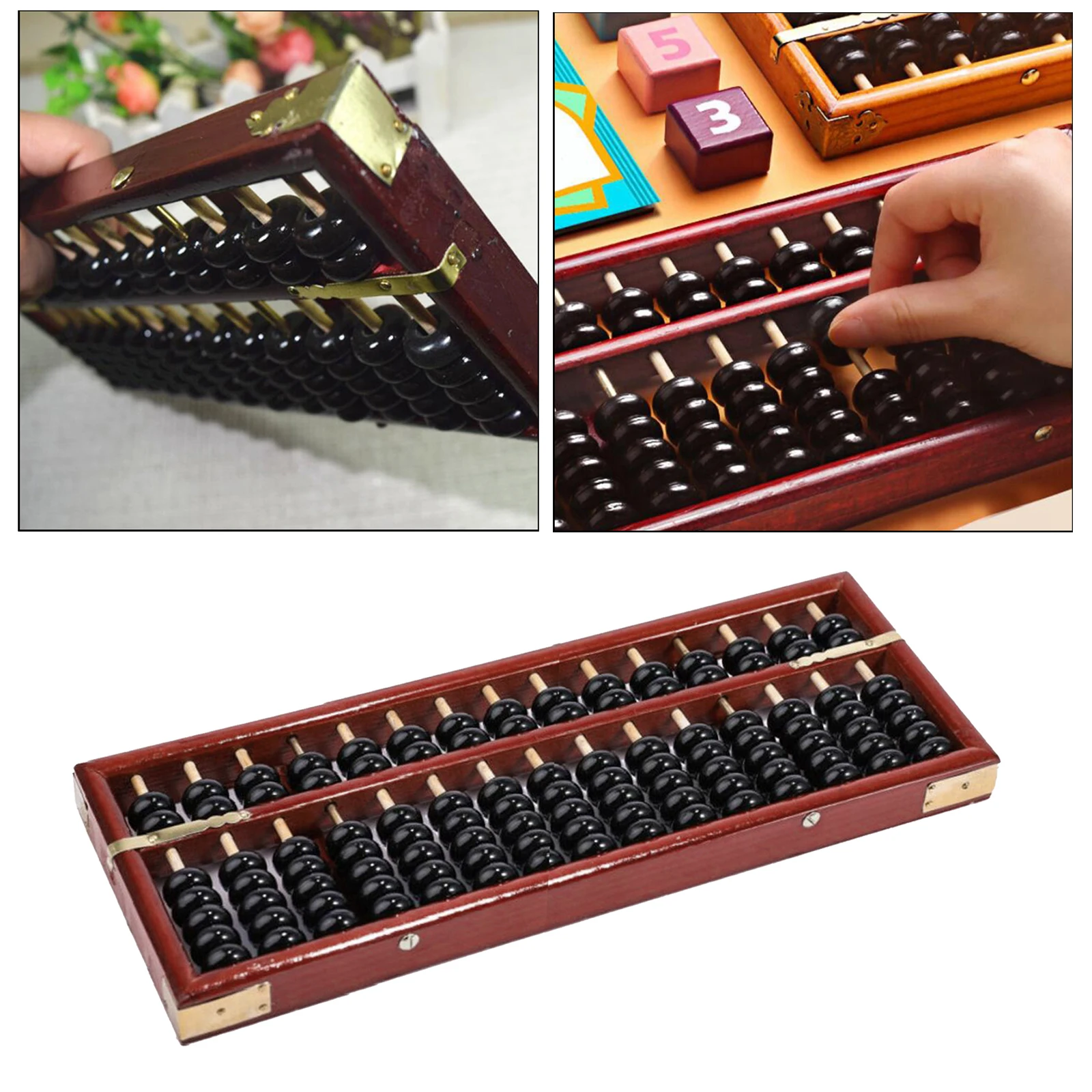 13/15/17 Digit Rods Abacus Soroban Chinese Japanese Calculator Counting Tool Mathematics Beginners Caculating Toys