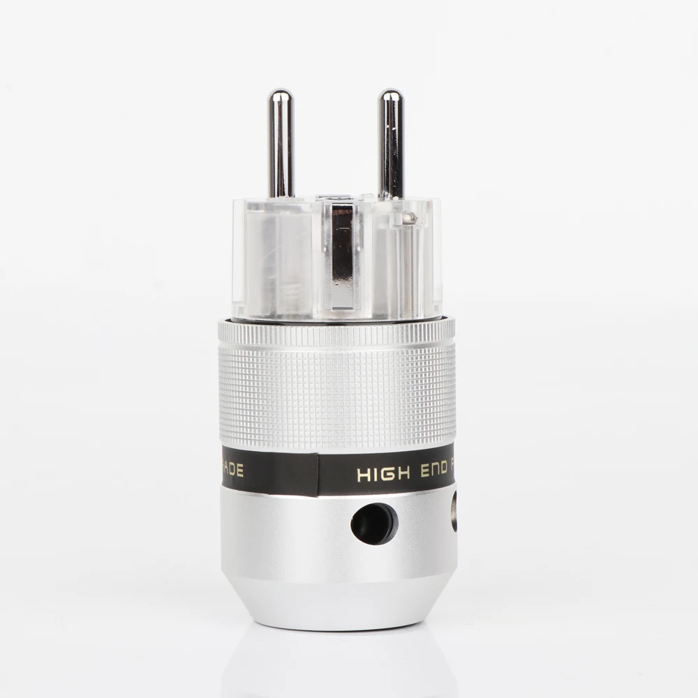 Preffair P083ETR جودة عالية الألومنيوم الروديوم مطلي Schuko قابس طاقة ذكر موصل + IEC أنثى التوصيل #2