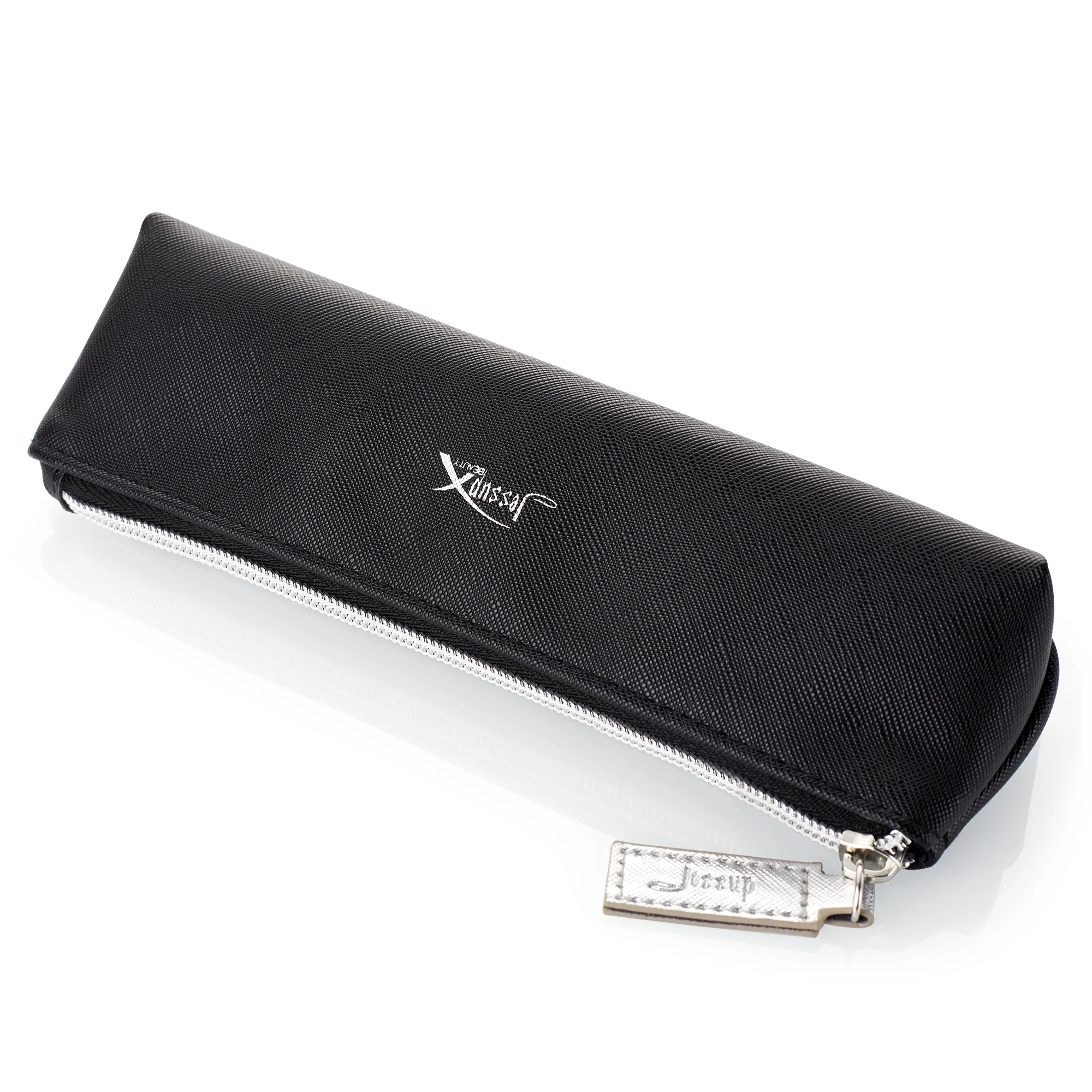 Jessup Schwarzes Kosmetiktaschen-Aufbewahrungsset für Make-up-Zubehör, Damentaschen, Make-up-Werkzeuge, Reise-Beauty-Case, PU-Leder