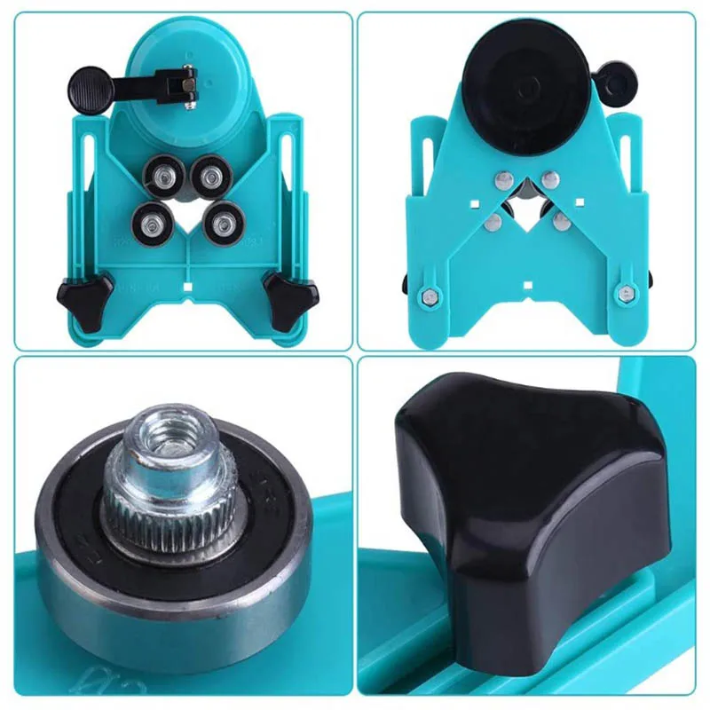 4-80mm localizzatore di punzonatura per piastrelle regolabile punta per trapano guida per sega guida per maschera aspiratore a vuoto ventosa per marmo in vetro ceramico