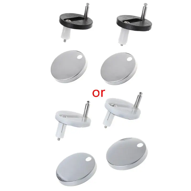 2 pezzi Top Fix WC sedile WC cerniere raccordi coperchio a sgancio rapido cerniera vite CY129
