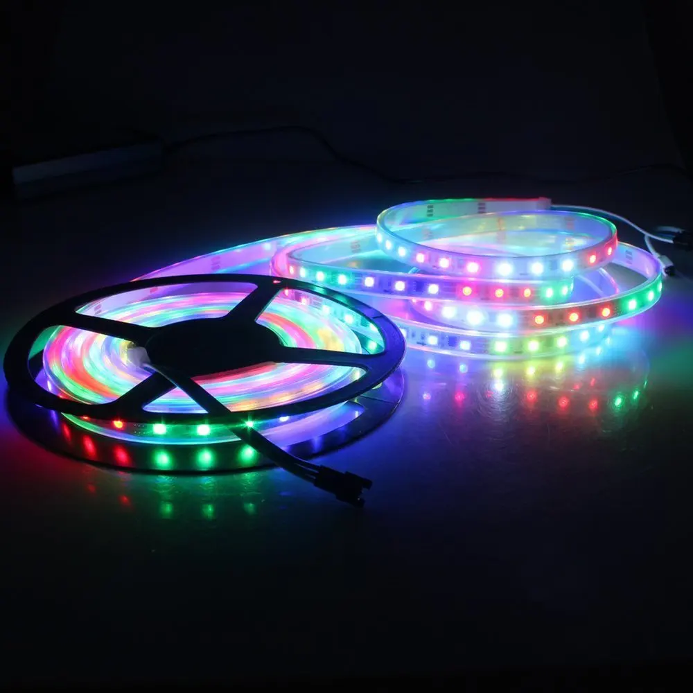 DC12V 2811 IC 5050 SMD LED Strip Dreamcolor Light Rope Led Pixels Light 30/60Leds/m IP30/IP67 Waterproof 5m 150/300Leds