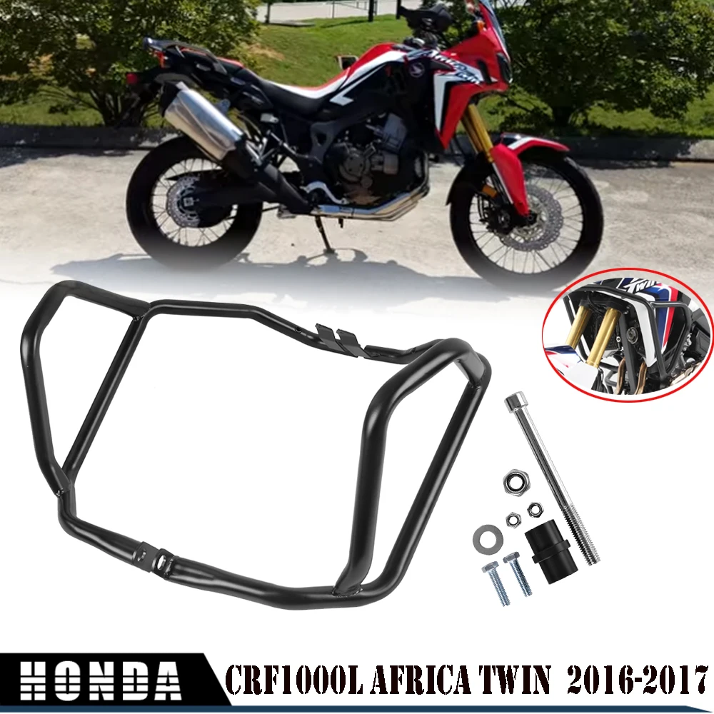 Stainless steel Upper Engine Crash bar Protector Frame Sliders for 2016-2017 Honda CRF 1000 L Africa Twin 16-17