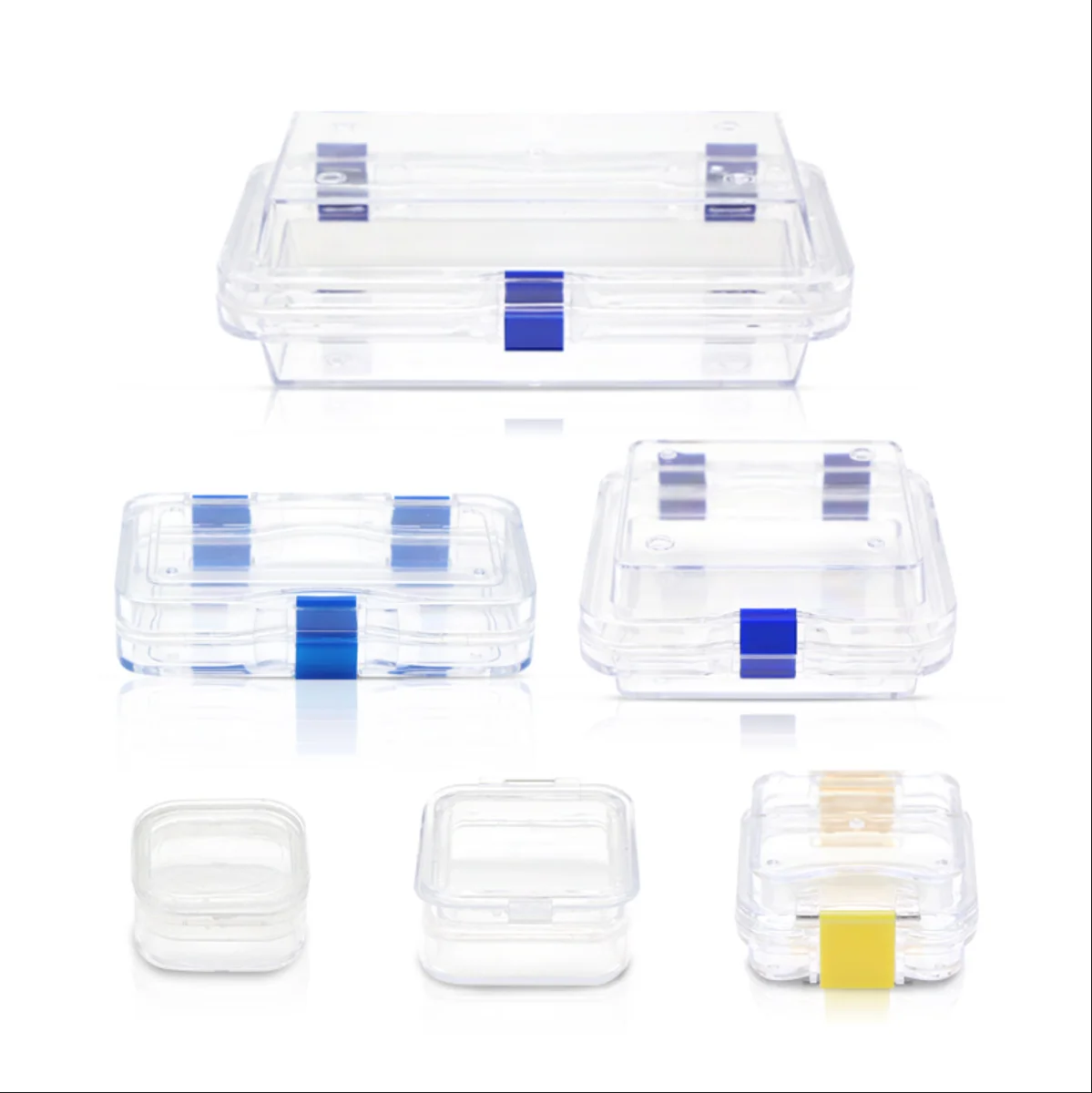 Membrane Plastic denture Tooth Box Transparent Tooth box 2 Inch Plastic Denture teeth Box To Storage Crown And Bridges