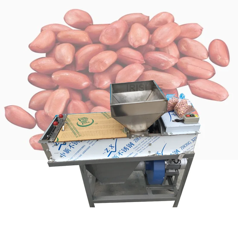 

High efficiency commercial 304 stainless steel dry peanut red skin removing machine/peanut kernel peeling machine 200kg/h peeler