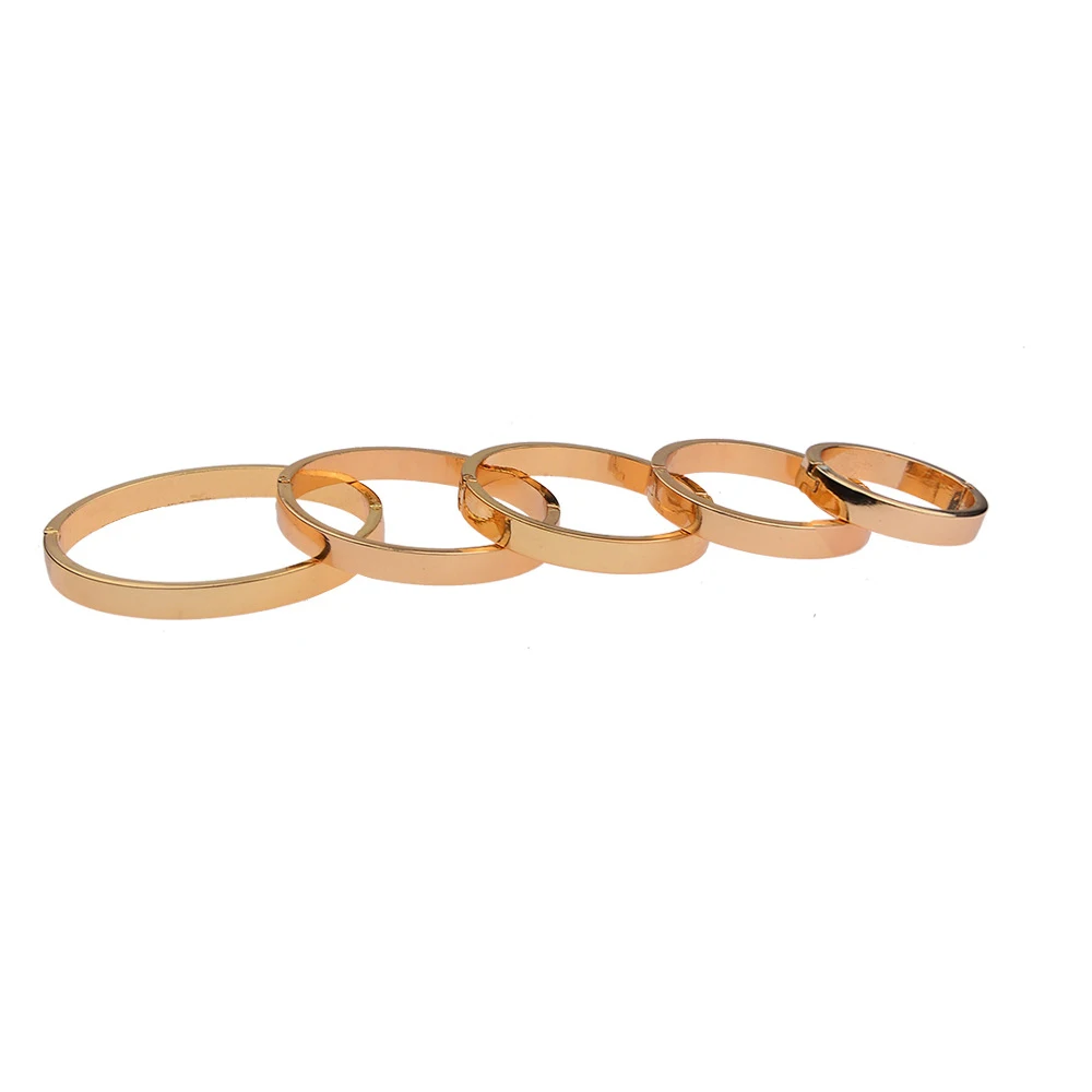 Gold Metal Cock Ring para homens, Penis Ring, sexo adulto, homem retarda a ejaculação, Lock, Semen Delay, Sex Toy, 5 tamanhos