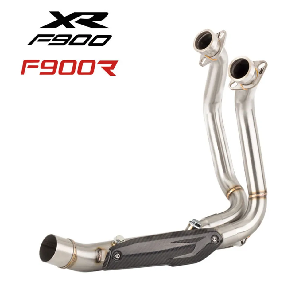 

Motorcycle Modified STANLESS STEEL Exhaust Pipe Front Exhaust Pipe COVER FOR F900R F900XR F900R 2020-2021