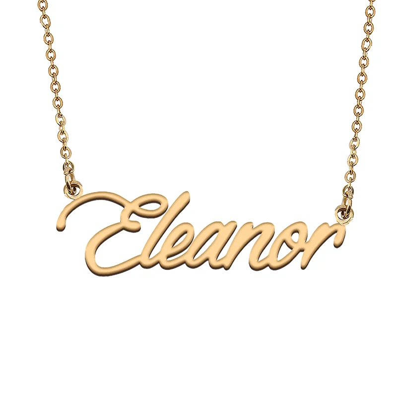 

Eleanor Custom Name Necklace Customized Pendant Choker Personalized Jewelry Gift for Women Girls Friend Christmas Present