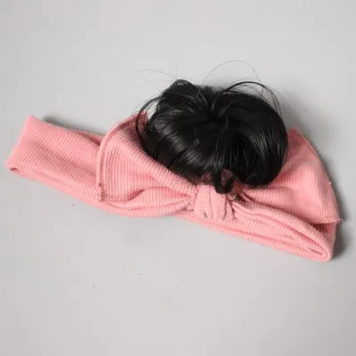 Baby Girls Cute Hair Accessories Kids Wigs Bow Headbands Newborn  Bows Toddler Gift Newborn Photography Props Cute Turban