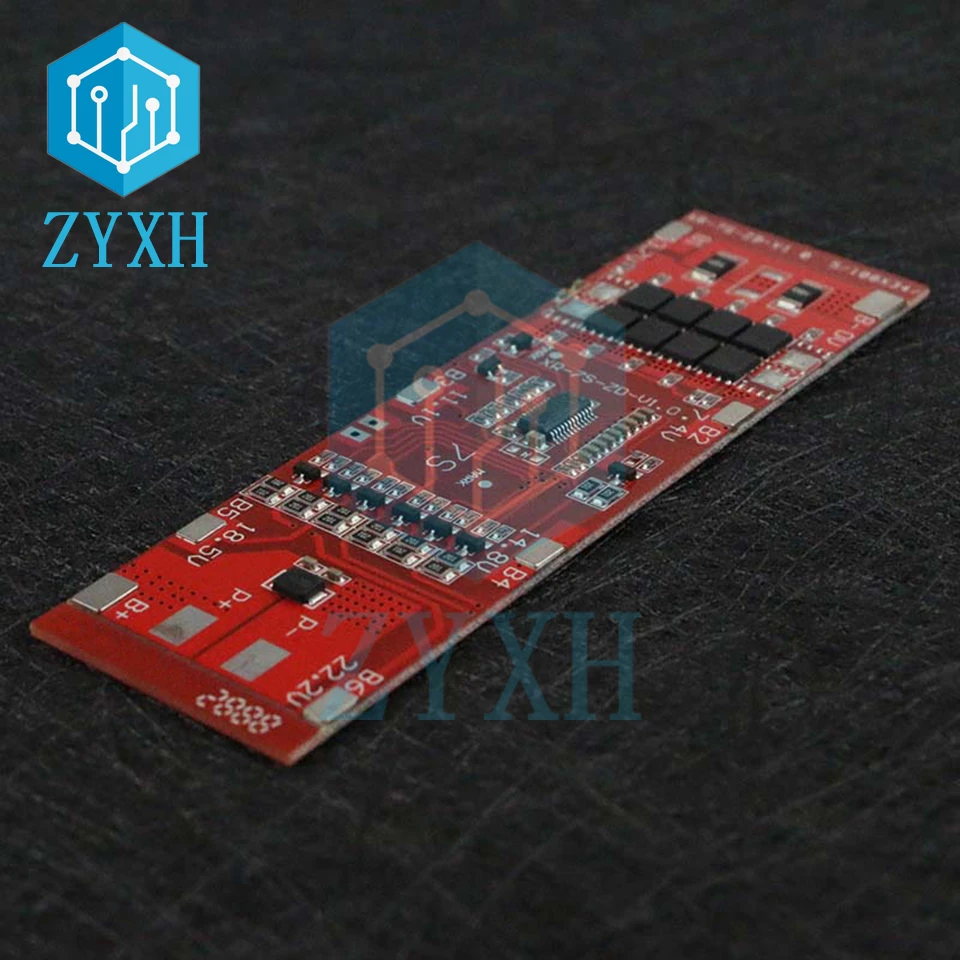 Balanced 7S BMS 10A 15A 20A 30A Lithium 18650 Charge Board Short Circuit Protection Common Port Equalizer For Power Bank