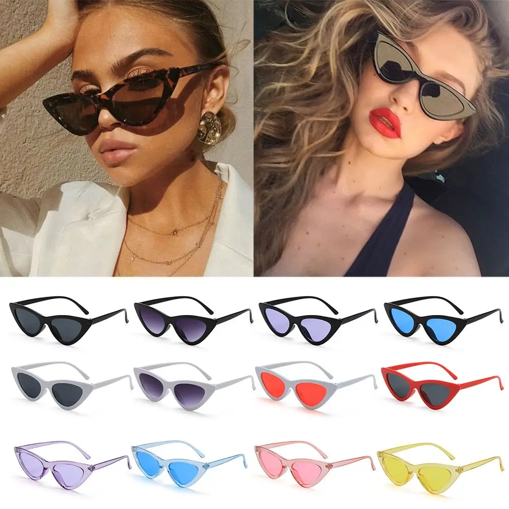 Women Eyewear Sun Shades Small Triangle Sunglasses Vintage Sexy Retro Sunglasses Female Shades