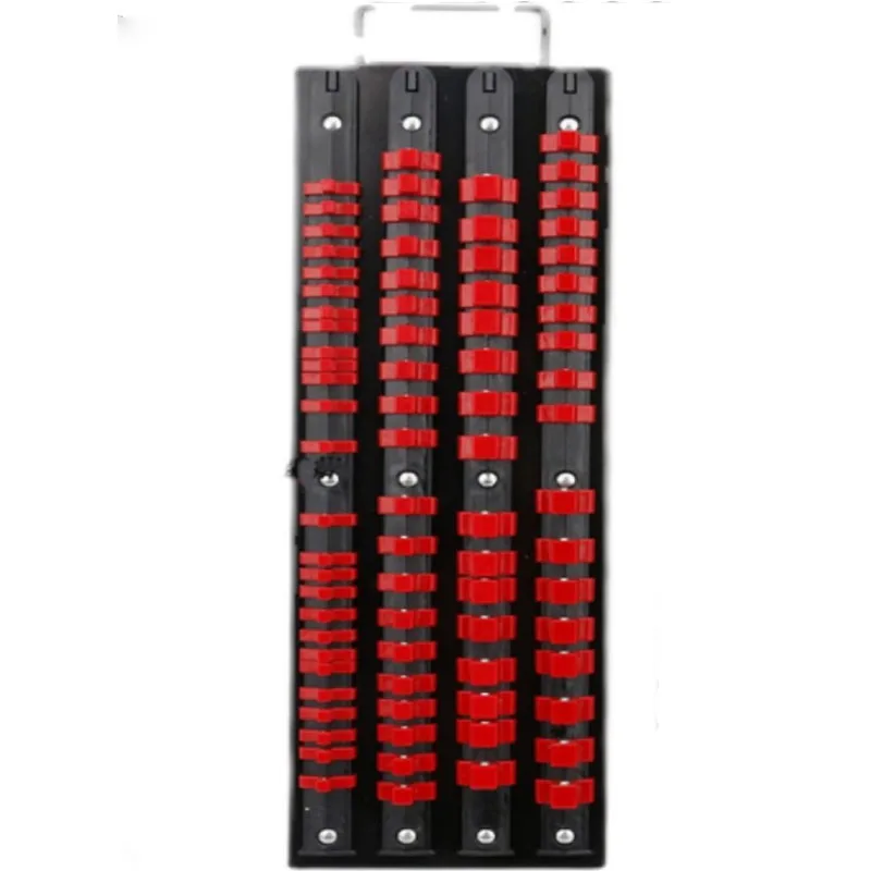 80 Pcs Socket Organizer 1/4 pollici 3/8 pollici 1/2 pollici Drive Rail Holder Socket Storage gli strumenti possono spostare binari portabiti portatili