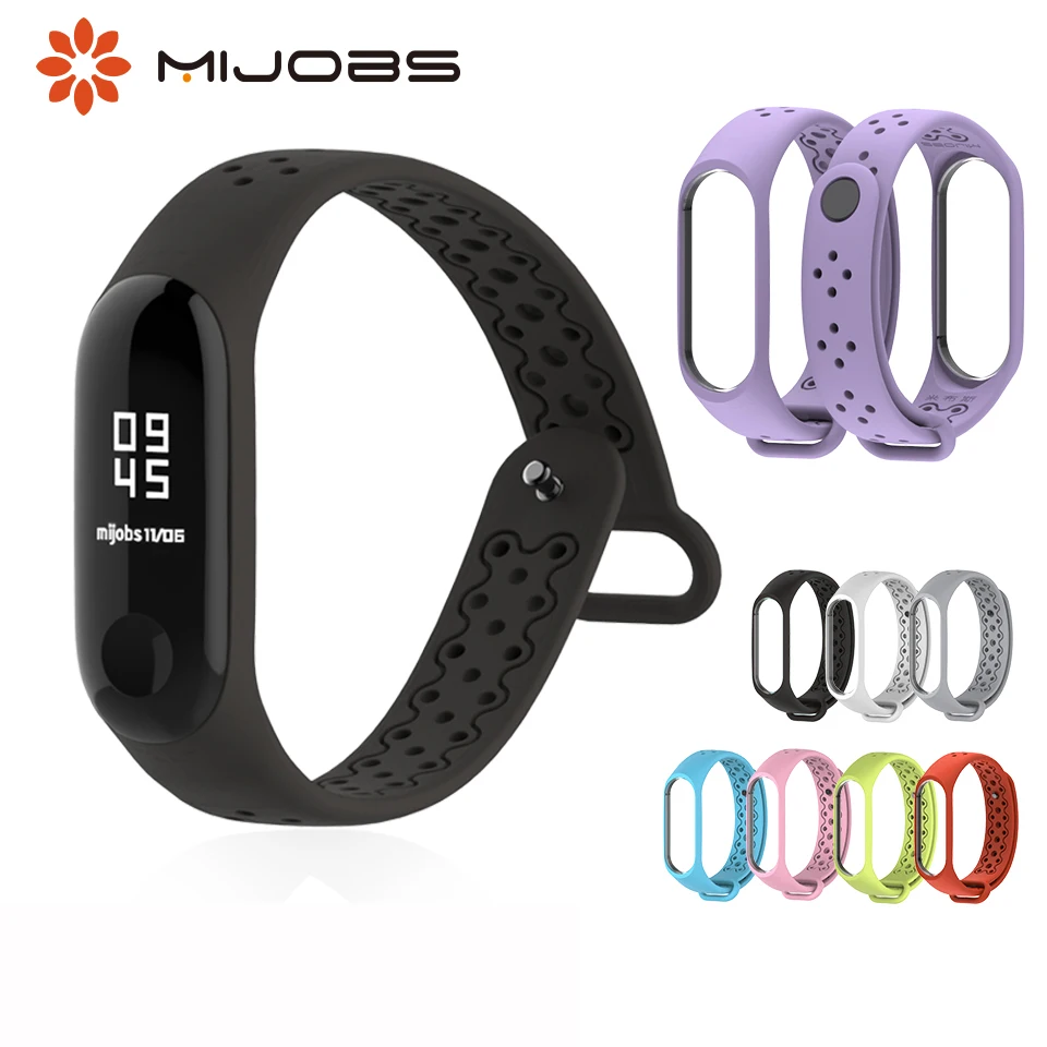 Mi jobs Sport mi Band 3 Handgelenk Gurt für Xiao mi mi Band 3 Silikon Armband Smart Armband Uhr mi band 3 Zubehör Band3 Strap