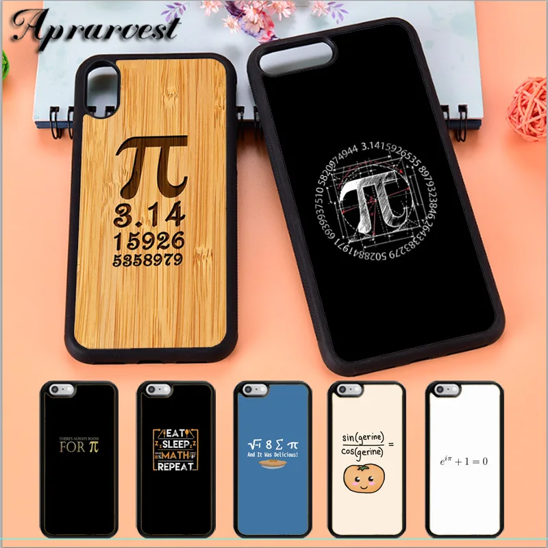 Aprarvest Funny Math Formulas Equations Phone Case Cover For iPhone 5 5S SE 6 6S 7 8 PLUS X XS XR MAX 11 PRO