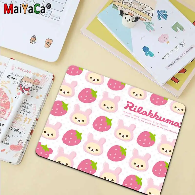 Cute Korilakkuma Rilakkuma Beautiful Comfort Mouse Mat Gaming Mousepad Size for CSGO Game Player Desktop PC Computer Laptop