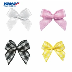 YAMA Gift Ribbon Bows Wide 23mm±3mm High 22mm±3mm 200pcs/bag Satin Gingham Ribbon DIY Gift Accessories Wedding Decoration