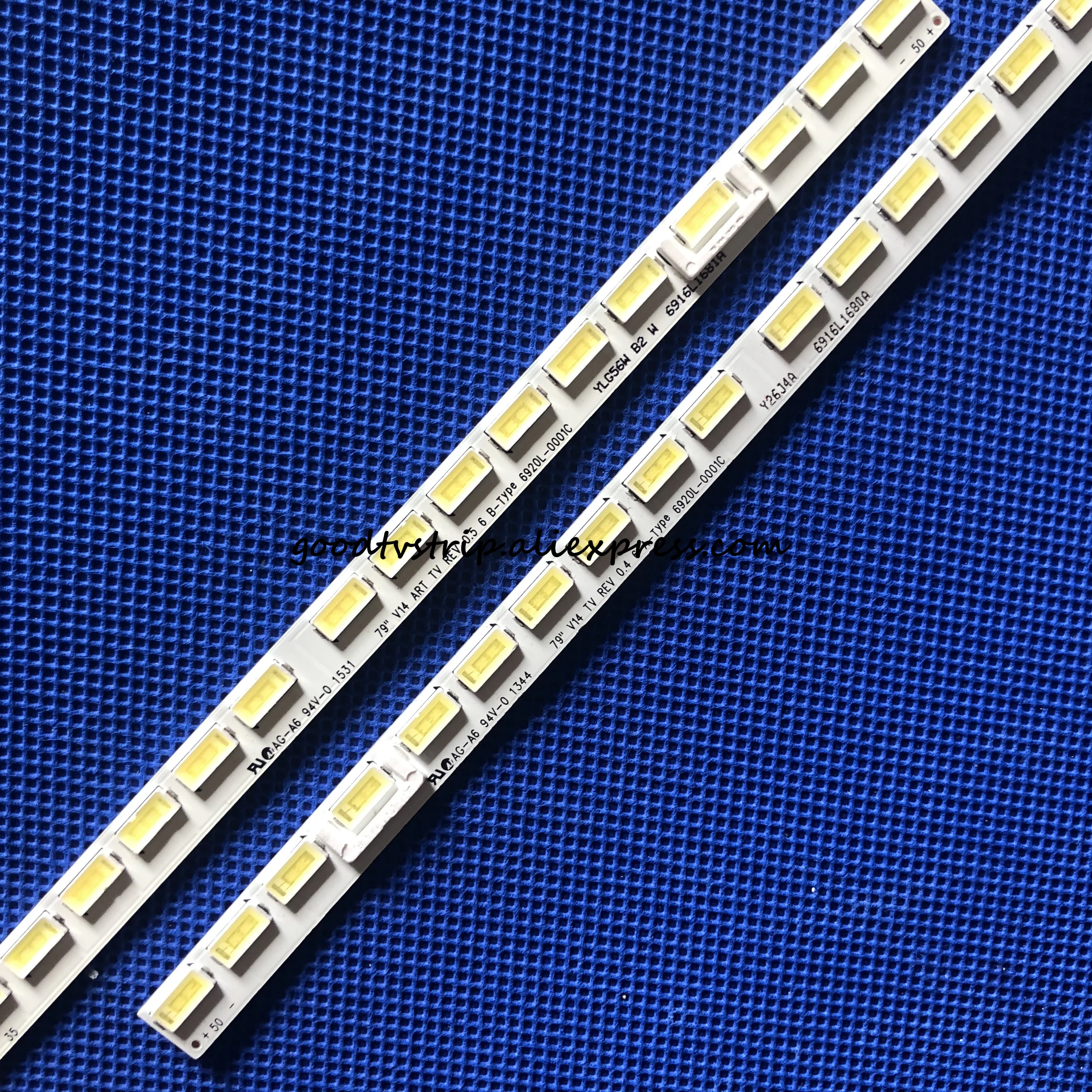 LED Backlight Strip for 79UX340C LC790EQF FH M1 6916L-1680A 6916L-1681B 6920L-0001C 79" V14 ART TV REV 0.5