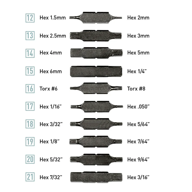 Leatherman-Brocas de fenda dupla para multiferramentas, kit de bits, 1 conjunto, 10, 11, 21, 931014, 931027, 931028