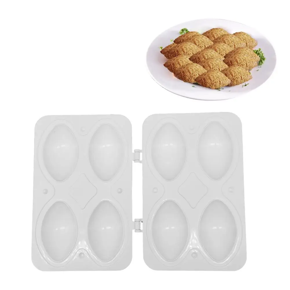 4 Holes Manual Meatball Maker Meatloaf Mold Press Minced Meat Processor Patty Cake Desserts Pie Baking Accessories Kitchen Tool