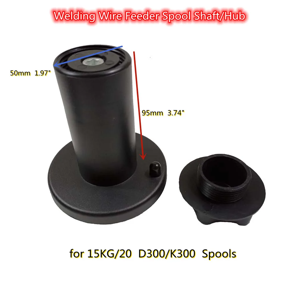 เชื่อมลวด Spool Shaft สไตล์ยูโรลวดเครื่องเชื่อม MIG Reel Shaft 15กก.D300 K300 300Mm 5กก.D200 200Mm สำหรับเครื่องเชื่อม
