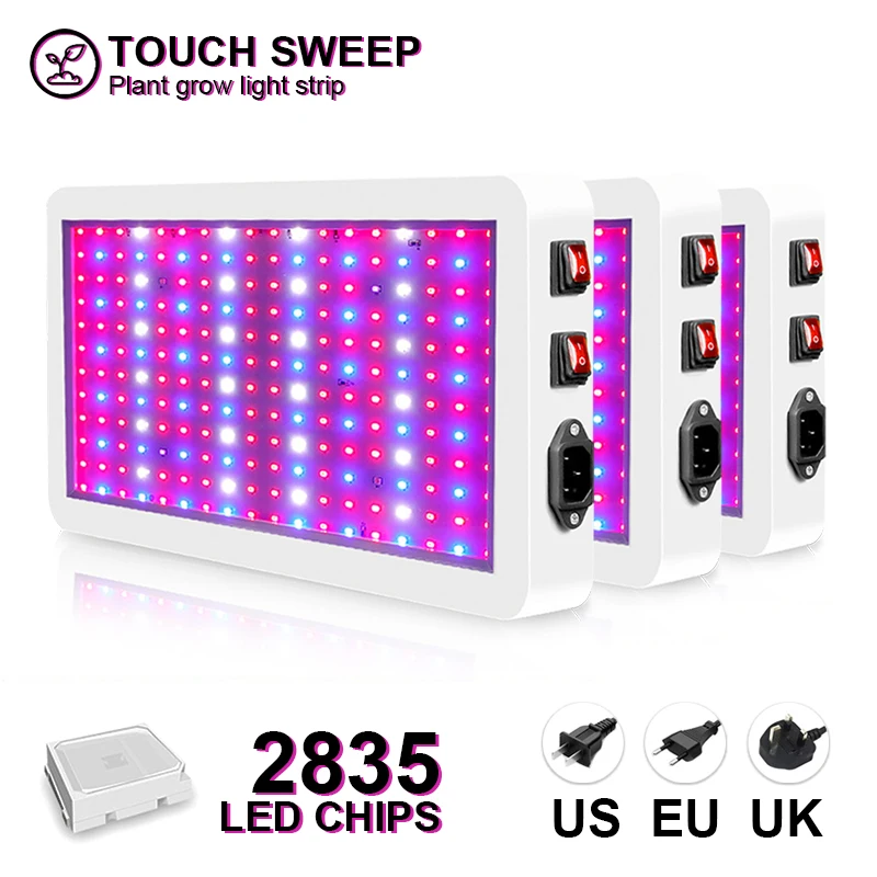 2000W/1000W Full Spectrum Plant Lighting LED Grow Light plant lamp Indoor Waterproof Phytolamp 2835 Led Chip Phyto Growth Lamp