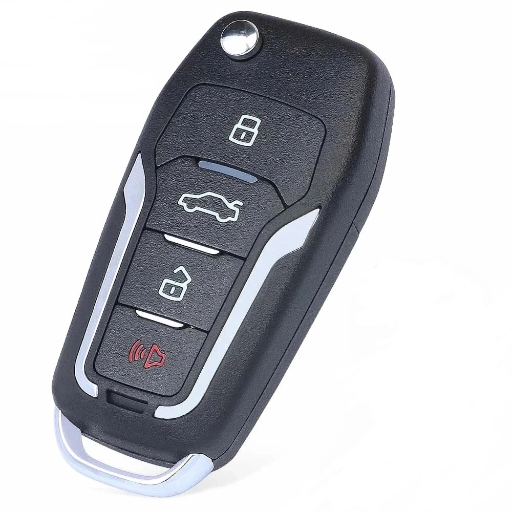 Keyecu HYQ12BEL 4 Buttons 314MHz H Chip Upgraded Flip Remote Car Key Fob for Toyota Camry Rav4 Corolla 2015 2016 2017 2018 2019