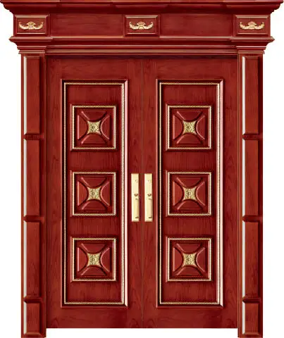 

Luxury Carving Designs Thailand Oak Interior Single Solid Wood Door Entry Doors C003