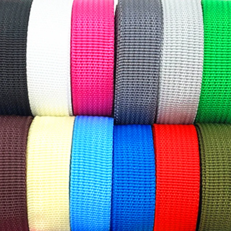 2 yards 20mm Canvas Ribbon Belt Bag Webbing Nylon Pet Knapsack Strapping Sewing Accessories #RoLi