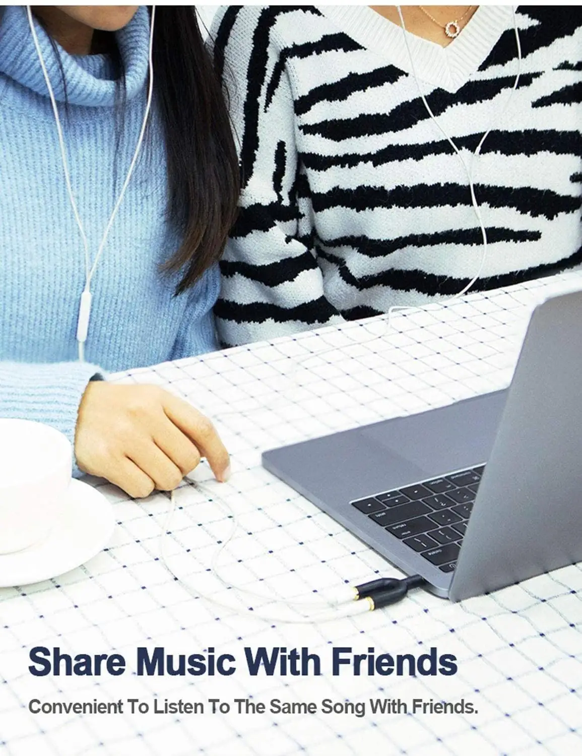 Adaptador de divisor de fone de ouvido, aux stereo y jack, 3.5mm macho para 2 portas 3.5mm fêmea, compatível com fone de ouvido, fone de ouvido, telefone, reprodutor de mp3