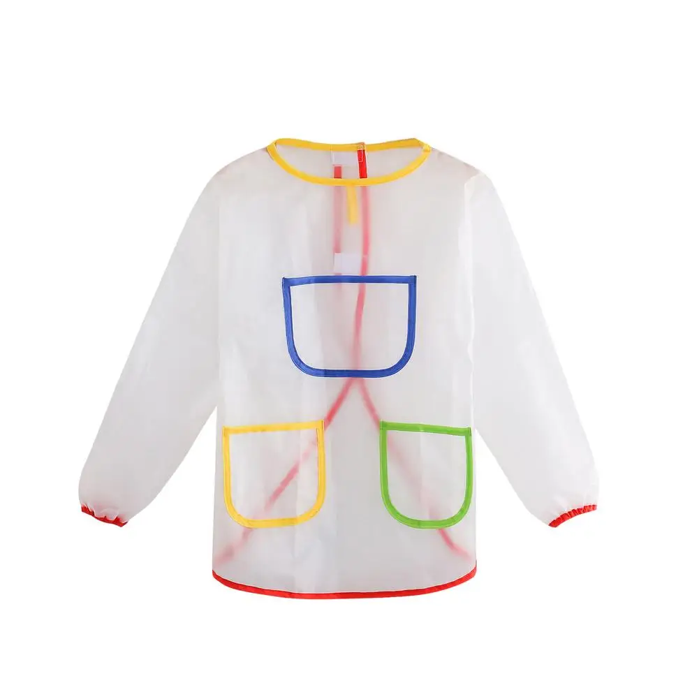 Painting Waterproof Anti Wear Childrens Apron Costume Smock Kids Craft Blouse For Children Kid Childs