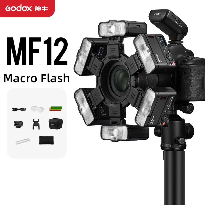 مراجعات ونصائح حول 2 Flash: مراجعة مفصلة لـ Godox MF12 MF12-K2 Macro Flash