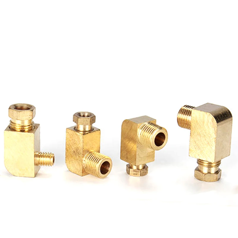Giunto di accoppiamento connettore lubrificazione adattatore dritto rame 5mm 6mm 8mm 1/8 1/4 3/8 1/2 "M10*1 M8 * 1 filetto femmina