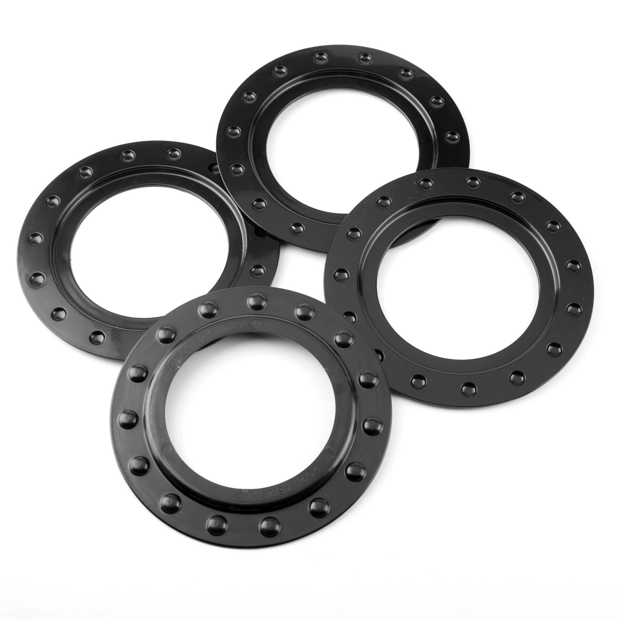 Rhino Tuning 4pcs 149mm Car Wheel Caps For Rims Black Hub Center Cover Wheels Twist Nut Lock Part Ring 09.24.137 Auto Styling