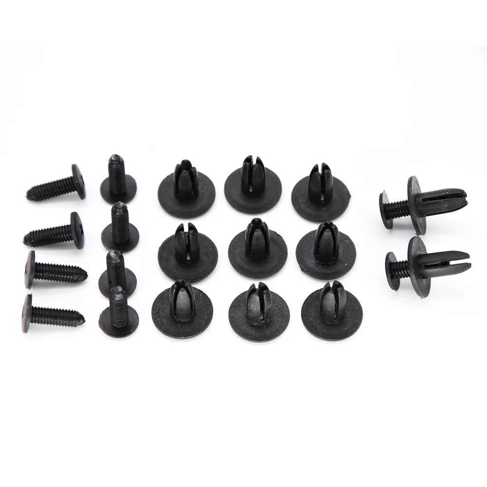 Custom 10PCS 8mm Car Clips Universal Purpose Plastic Expansion Rivets Car Decoration Folder Door Push-Type Trimming Plate Clips