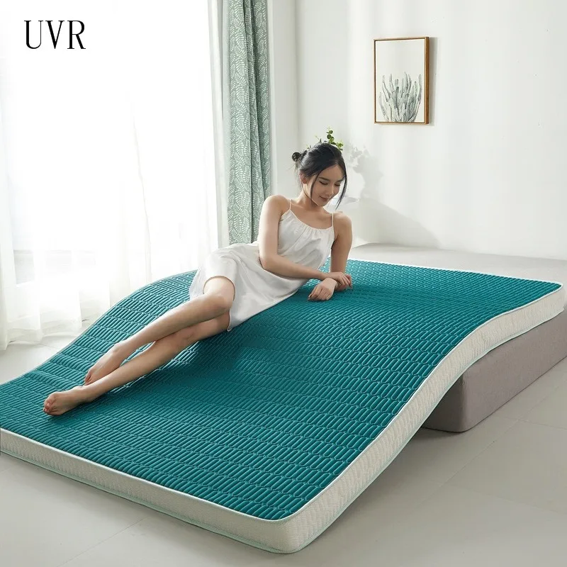 UVR Summer Natural Latex Mattress High Density Memory Foam Filling Tatami Comfortable Bed Employee Dormitory Mattress Help Sleep