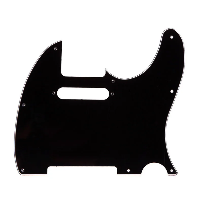 3 Ply Tele Style Electric Guitar Pick Guard Scratch Plate Fit . Black Standard size, fit for FD Tele style guitars