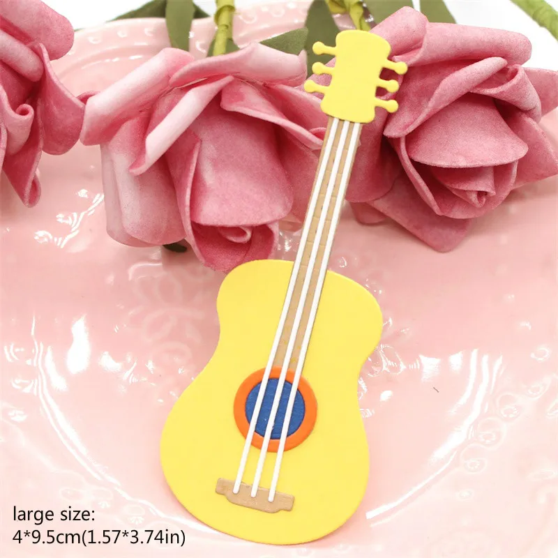 KLJUYP gitara Metal wykrojniki papier do notatnika Craft dekoracje umiera scrapbooking