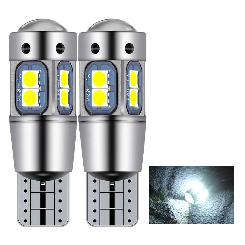 ASLENT T10 W5W High Quality LED Car Turn Side Light Marker Lamp WY5W 501 168 192 LED Auto Wedge Parking Bulb Car Styling Light
