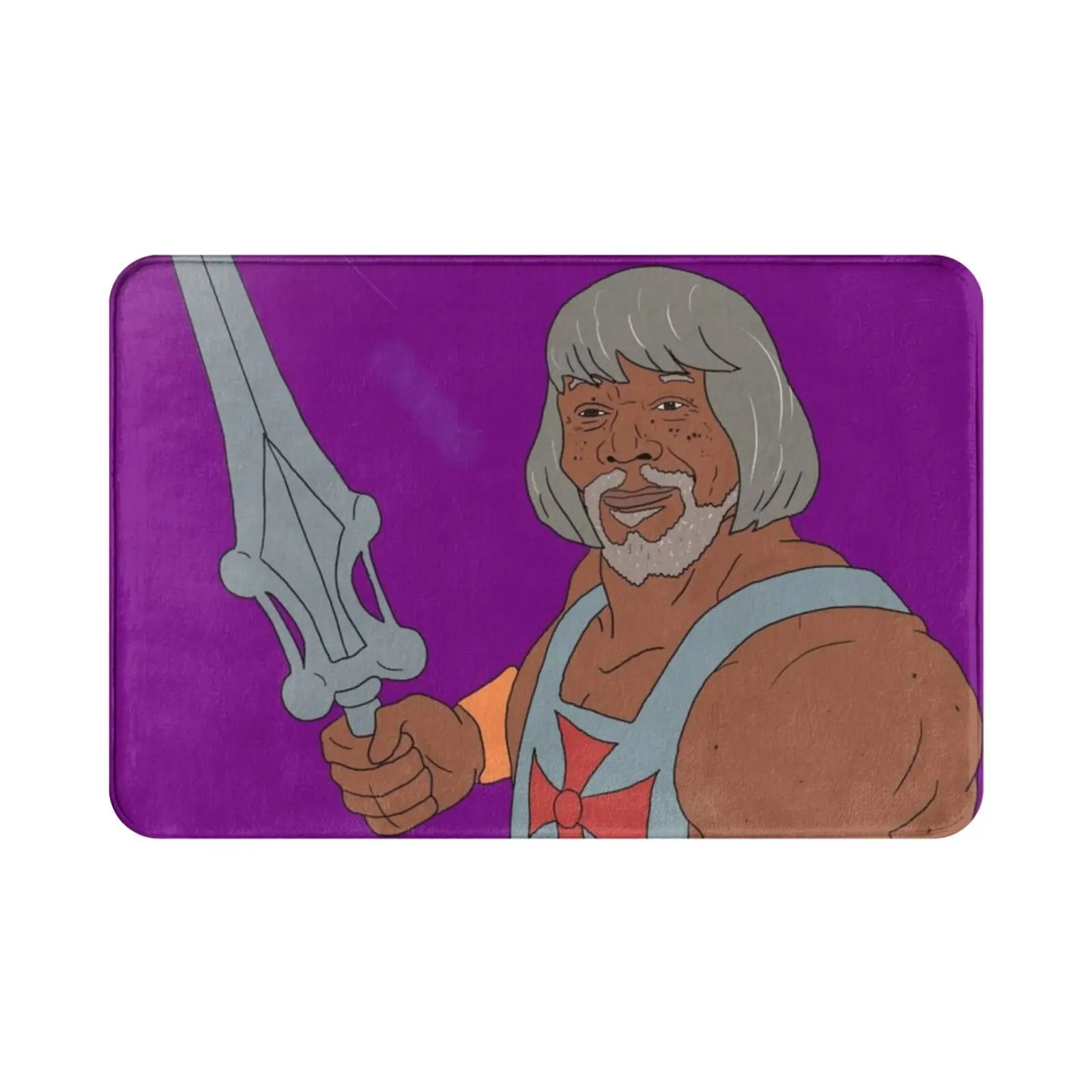 Morgan He-Man Carpet Mat Rug Cushion Soft Non-Slip Morgan Freeman He Man He Man He Man Masters Universe Skeleton Shawshank