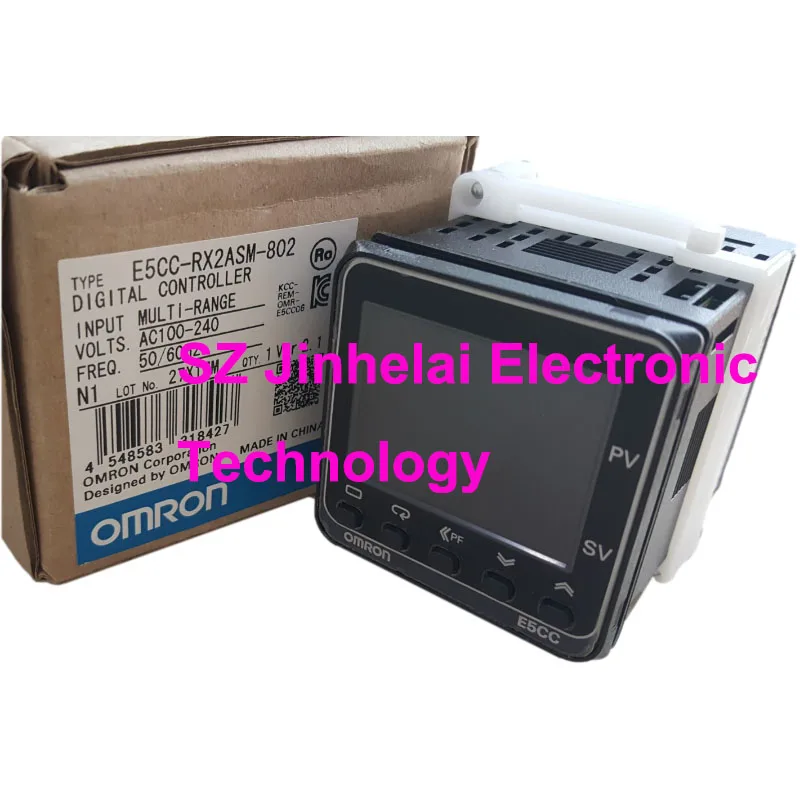 Original Omron Digital Temperatura Controlador Termostato Moteur Interruptor E5cc-rx2asm802 100 Novo e