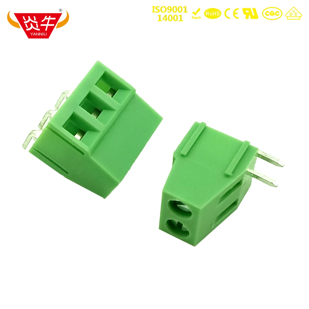 

10Pcs KF128R 5.08 2P 3P PCB CONNECTOR SCREW TERMINAL BLOCK DG128R 5.08mm 2PIN 3PIN MKDSFW 1,5 PHOENIX DEGSON KEFA YANNIU