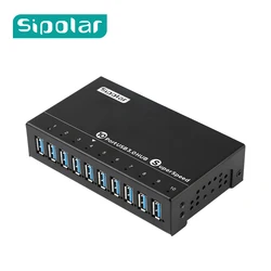 Sipolar A-103 Ultra high Speed 10 port usb 3.0 hub multi charger hub splitter for computer accessory Mobile phone Tablet Miner