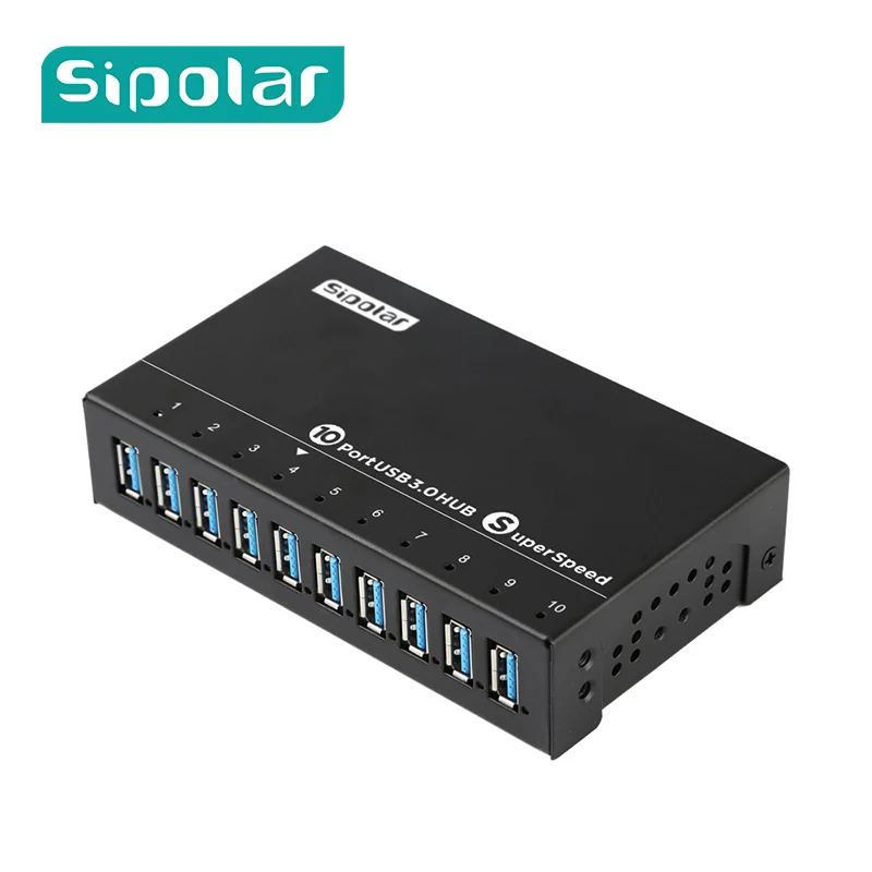 Sipolar A-103 Ultra high Speed 10 port usb 3.0 hub multi charger hub splitter for computer accessory Mobile phone Tablet Miner