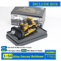 HUINA 1:50 Truck Toy Diecast Model Alloy Vehicle Car Die-Cast Excavator Bulldozer Wheel Loader Excavator Kids toy Christmas Gift